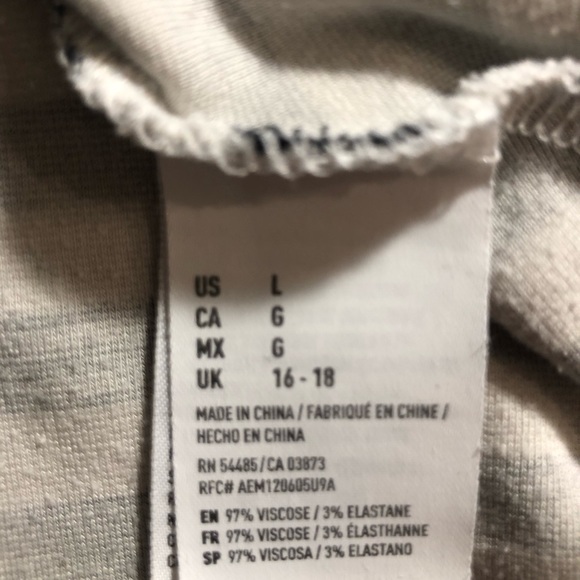 American Eagle semi open back stripped shirt - Picture 5 of 5